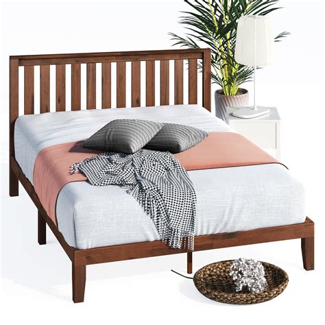 wooden queen bed frame